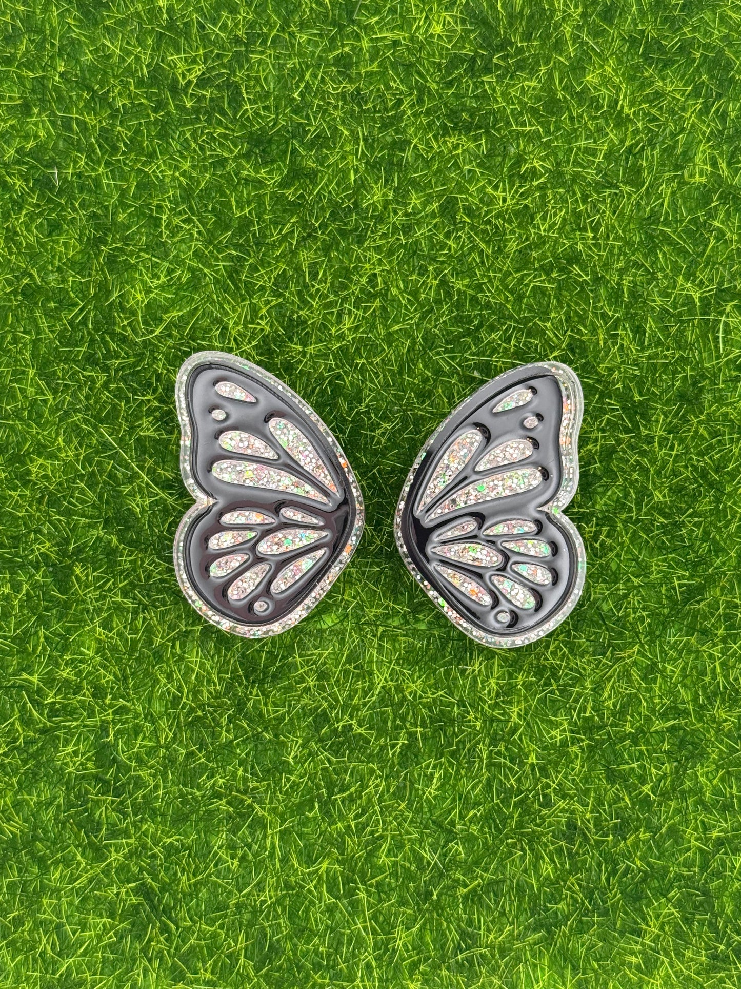 Butterfly wings-Light Pink glitter-x-ray markers