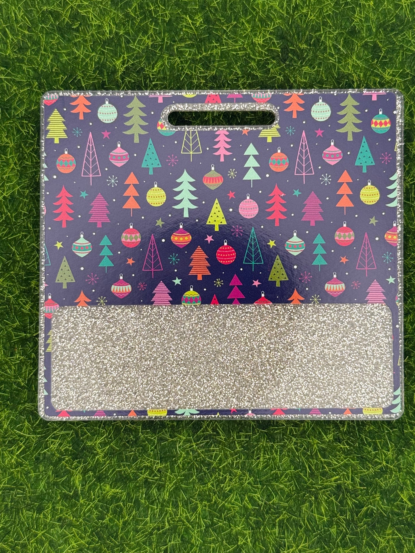 Navy Christmas trees-Badge Buddy