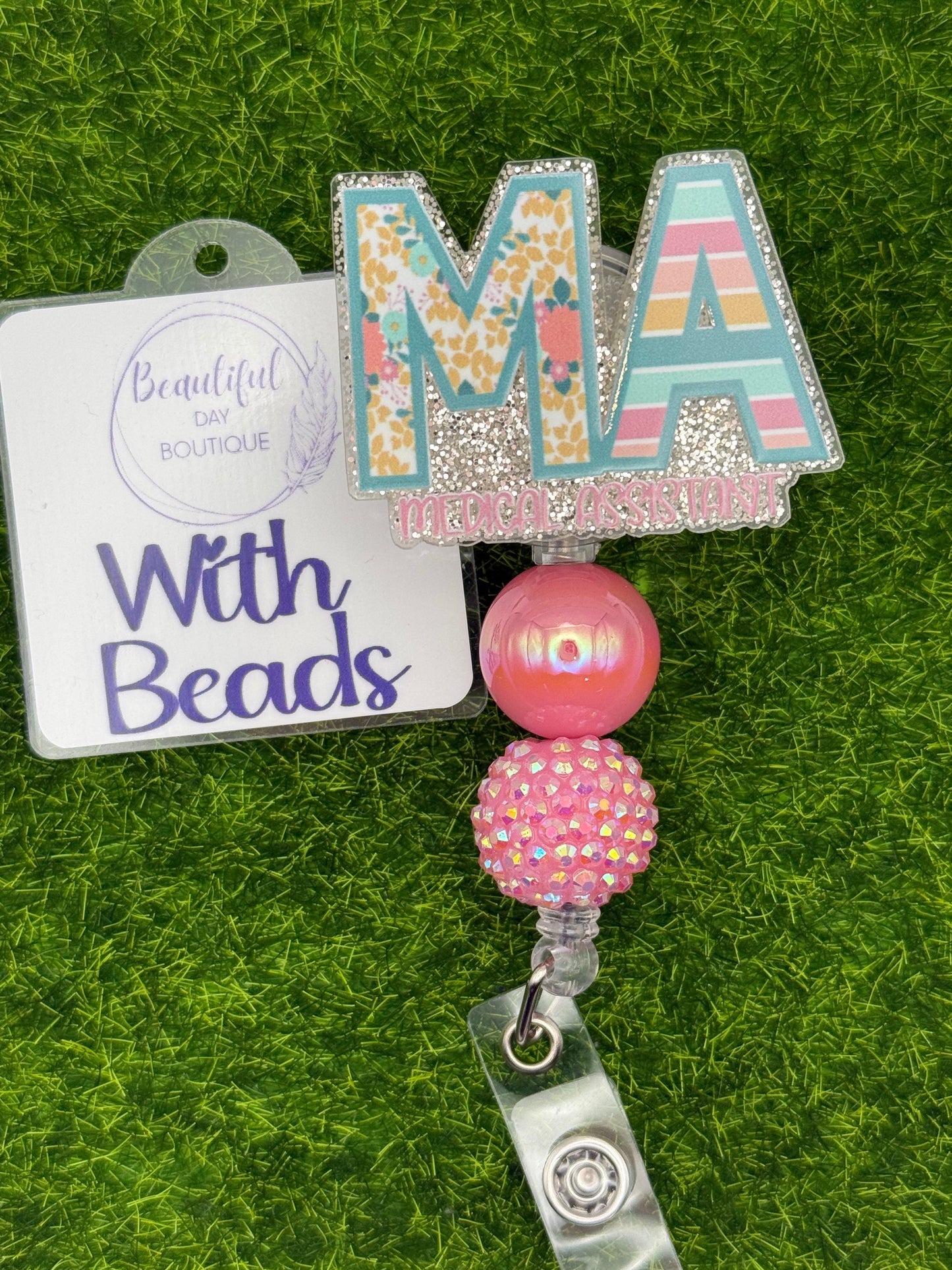 MA-Floral striped