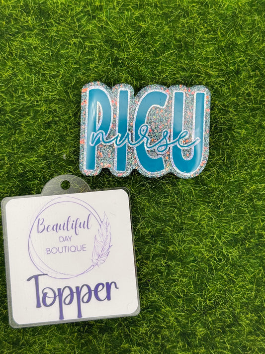 PICU nurse teal