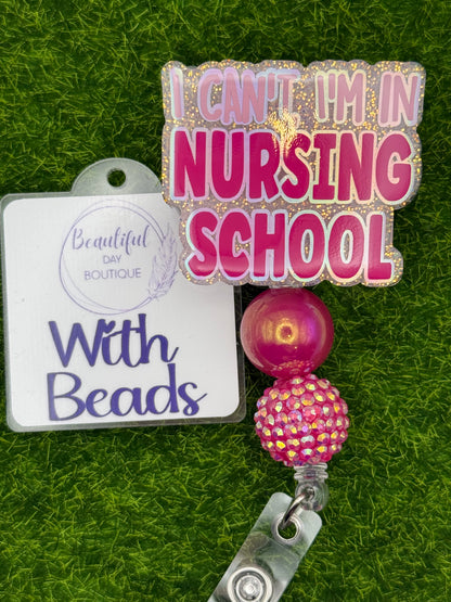 I can’t I’m in nursing school-light pink