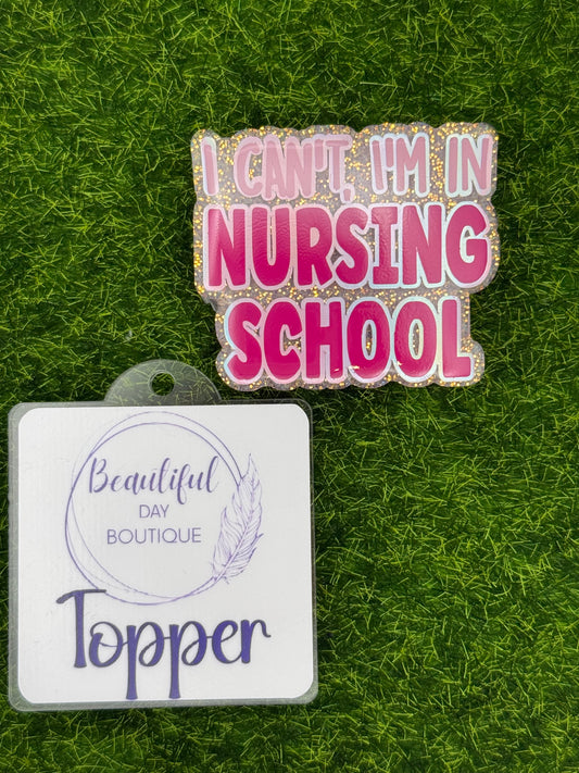 I can’t I’m in nursing school-light pink