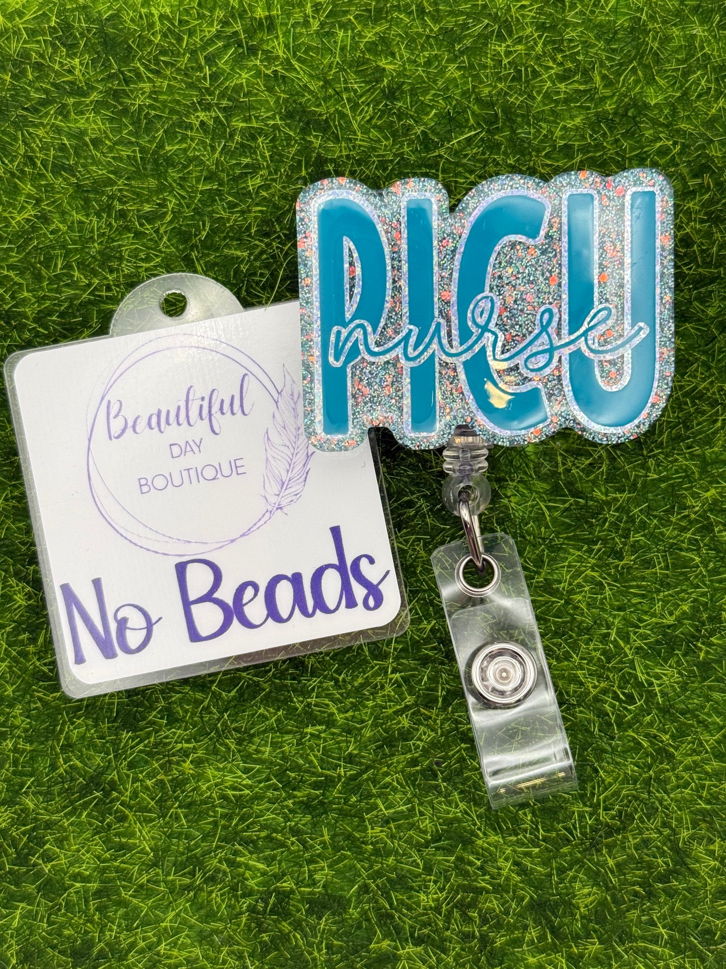 PICU nurse teal