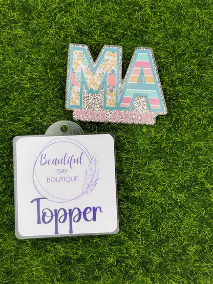 MA-Floral striped