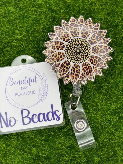 Leopard sunflower circle