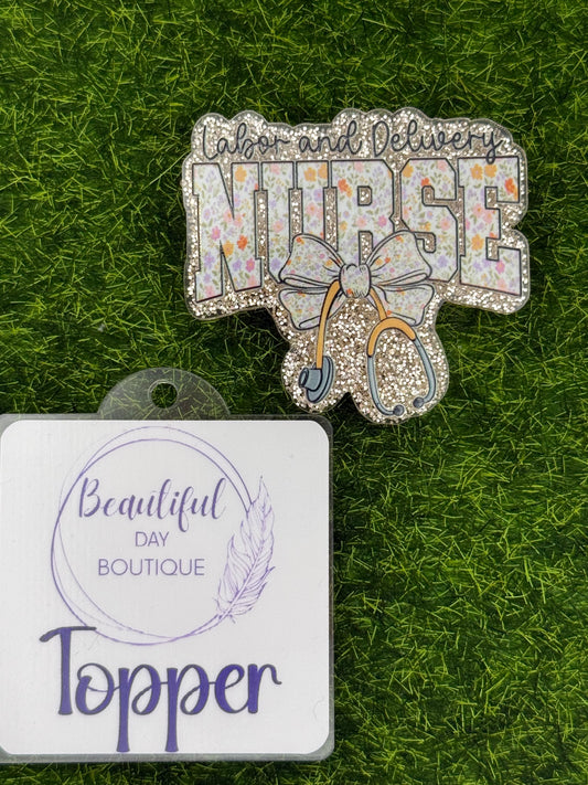 Labor and delivery nurse floral