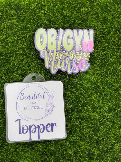 OBGYN nurse yellow/pink