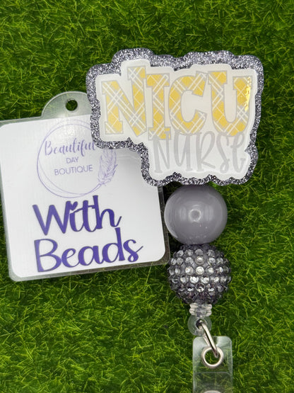 NICU nurse gray/yellow