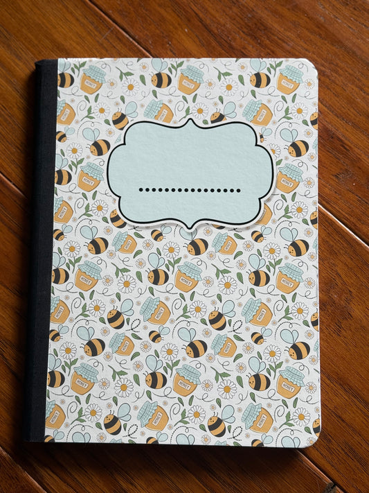 Bust bee notebook-wide ruled