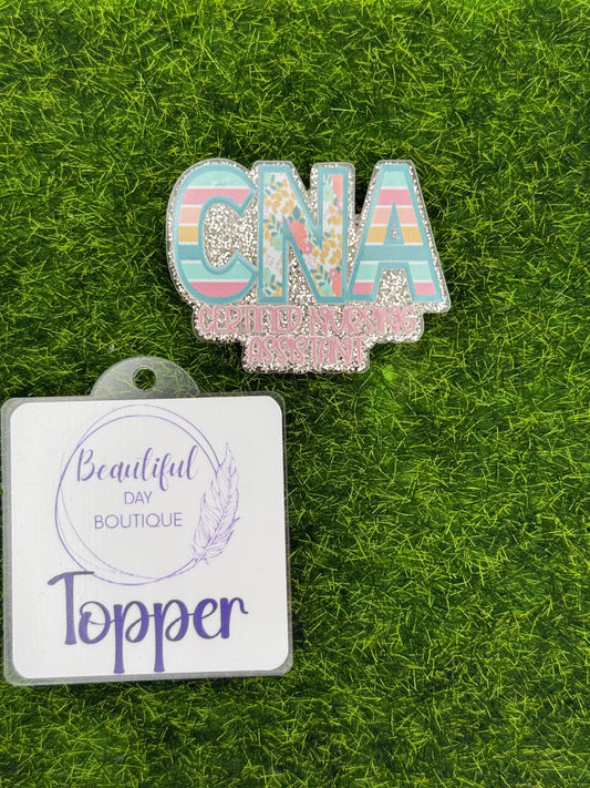 CNA-Floral striped