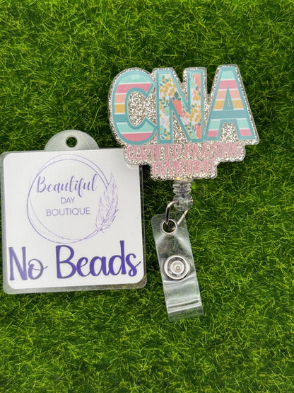 CNA-Floral striped