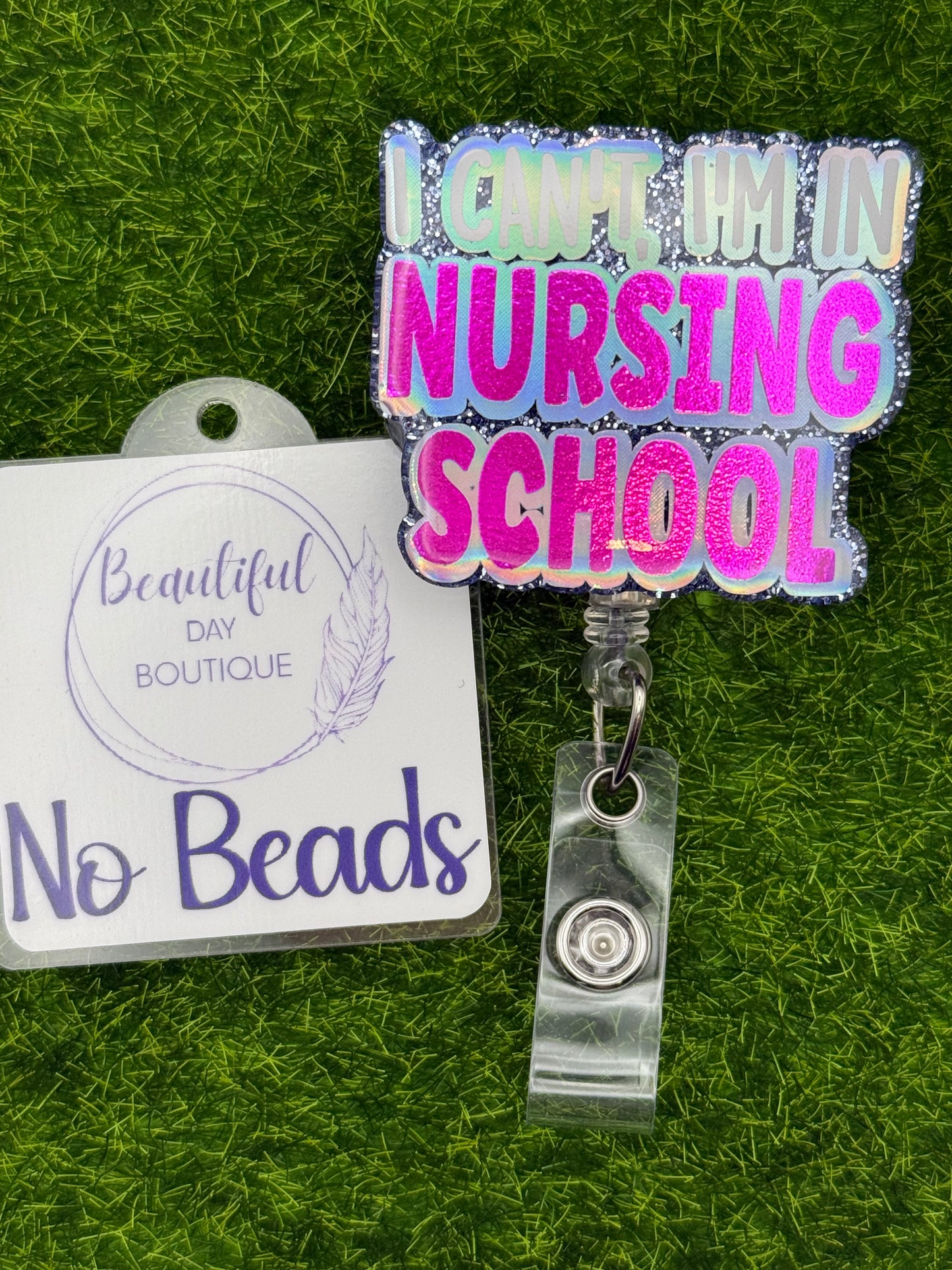 I can’t I’m in nursing school-pink/blue
