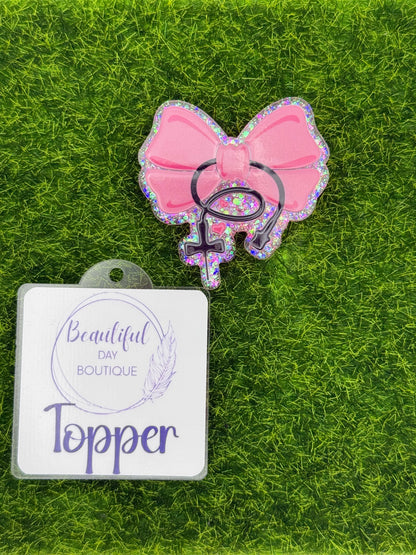 Needle bow pink