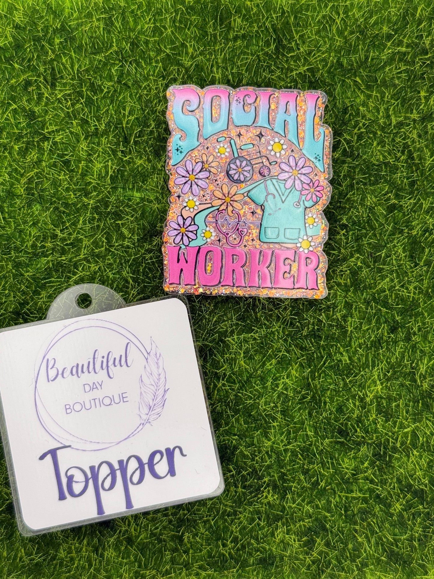 Social worker-pink/purple