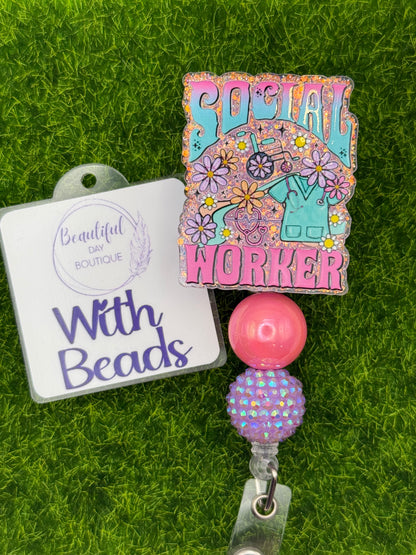 Social worker-pink/purple