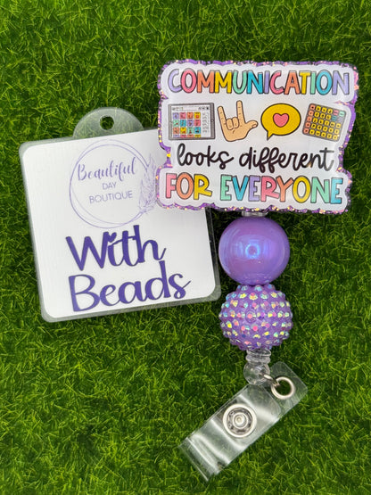 Communication looks different for everyone