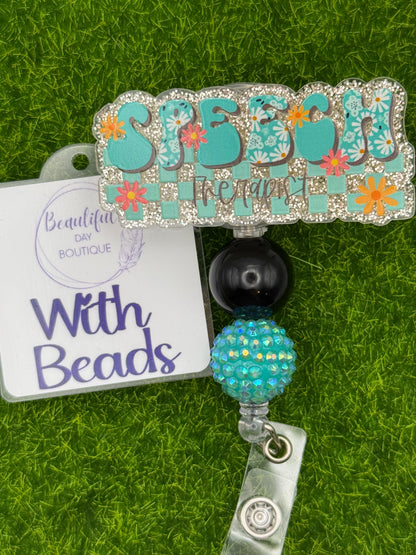 Speech therapist-teal