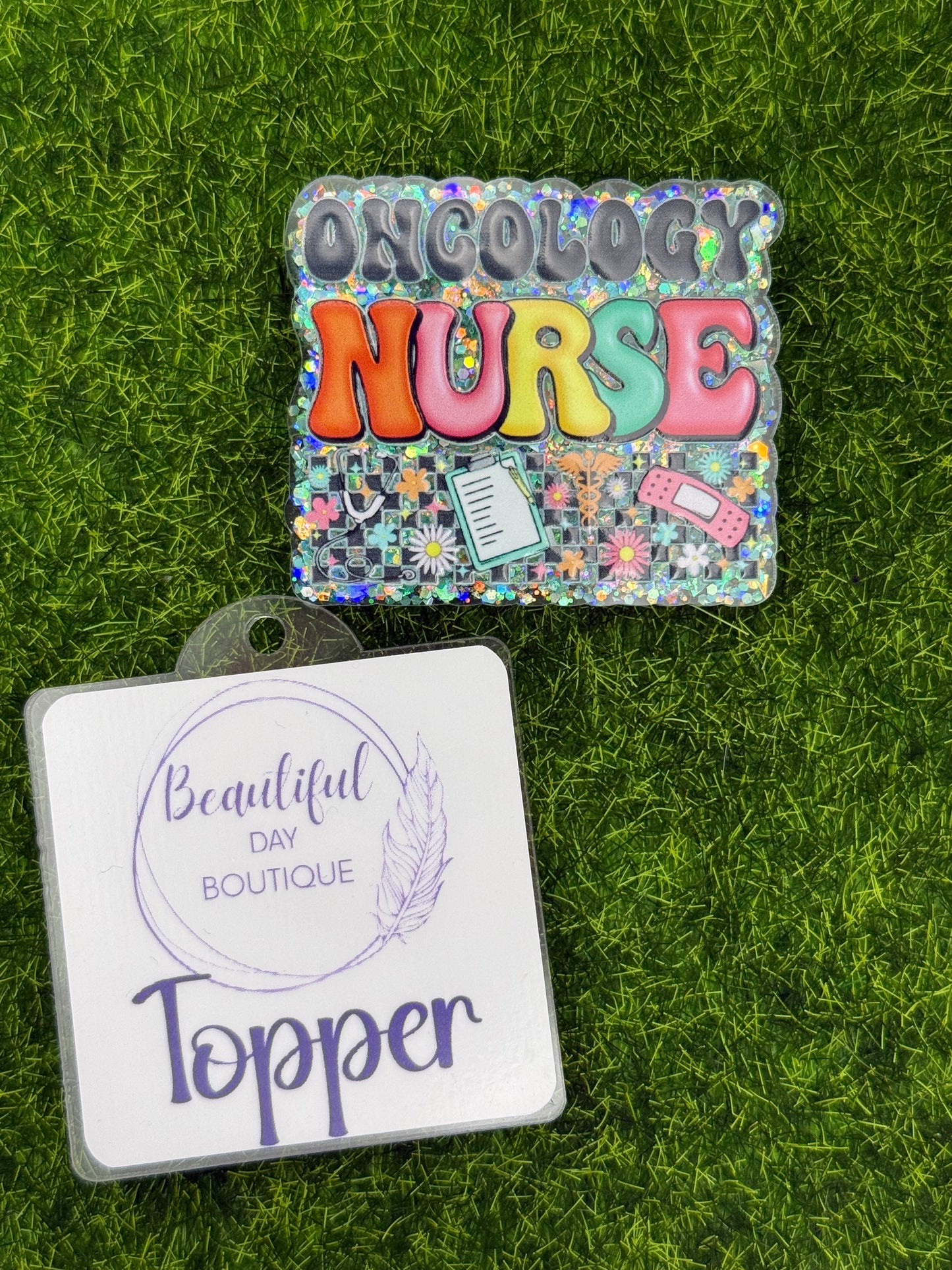 Oncology nurse-teal