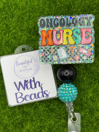 Oncology nurse-teal