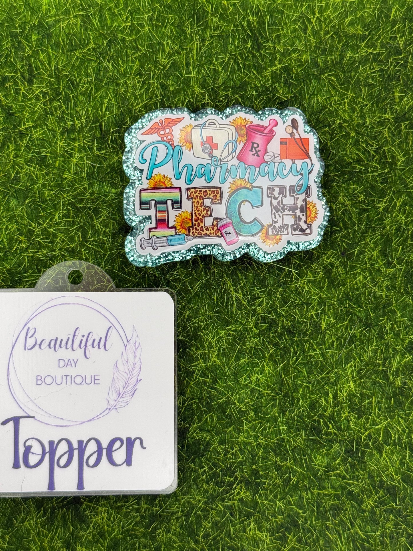 Pharmacy tech-teal