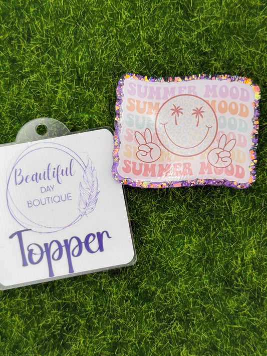 Summer mood-purple glitter
