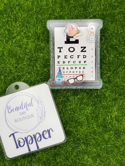 Eye chart shaker