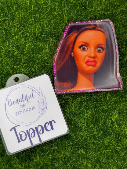 Barb face-brunette