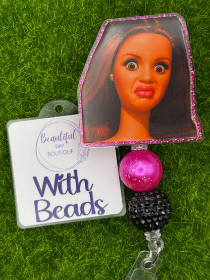 Barb face-brunette