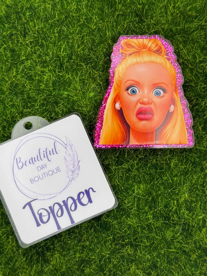 Barb face-blonde
