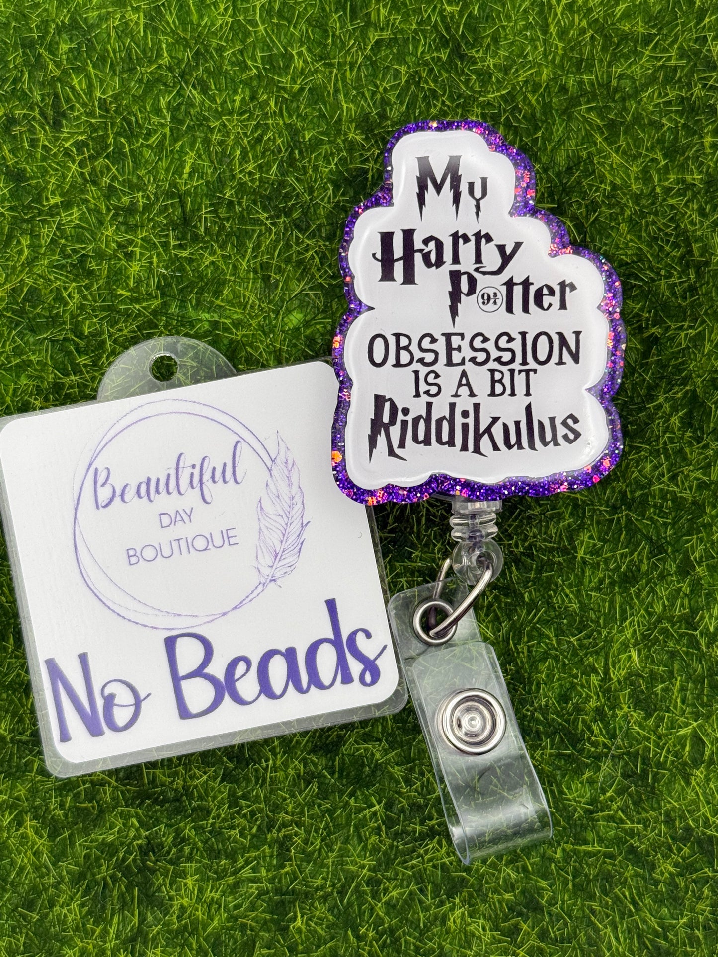 HP obsession-purple glitter