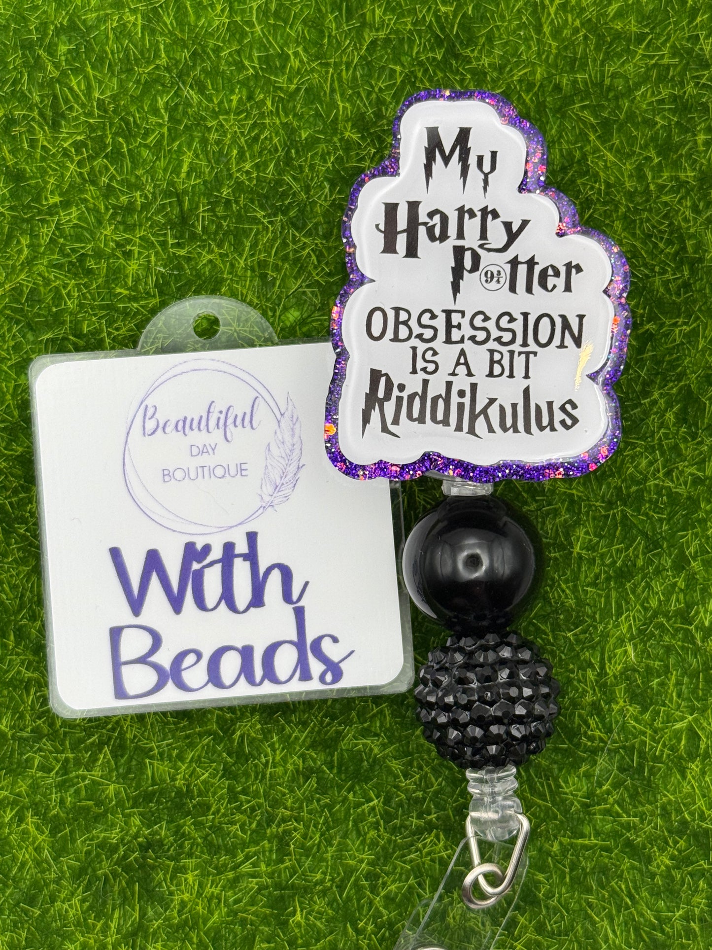 HP obsession-purple glitter
