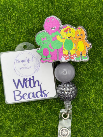 Purple Dino and friends