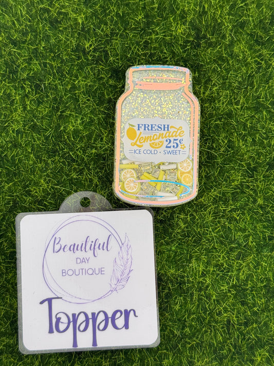 Fresh lemonade jar shaker