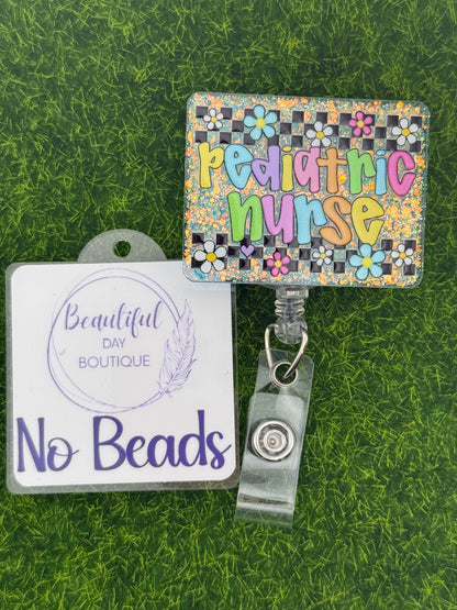 Pediatric nurse-retro daisies