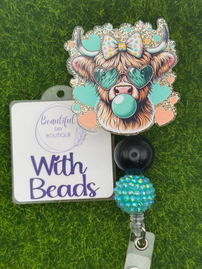 Highland teal and pink bubble