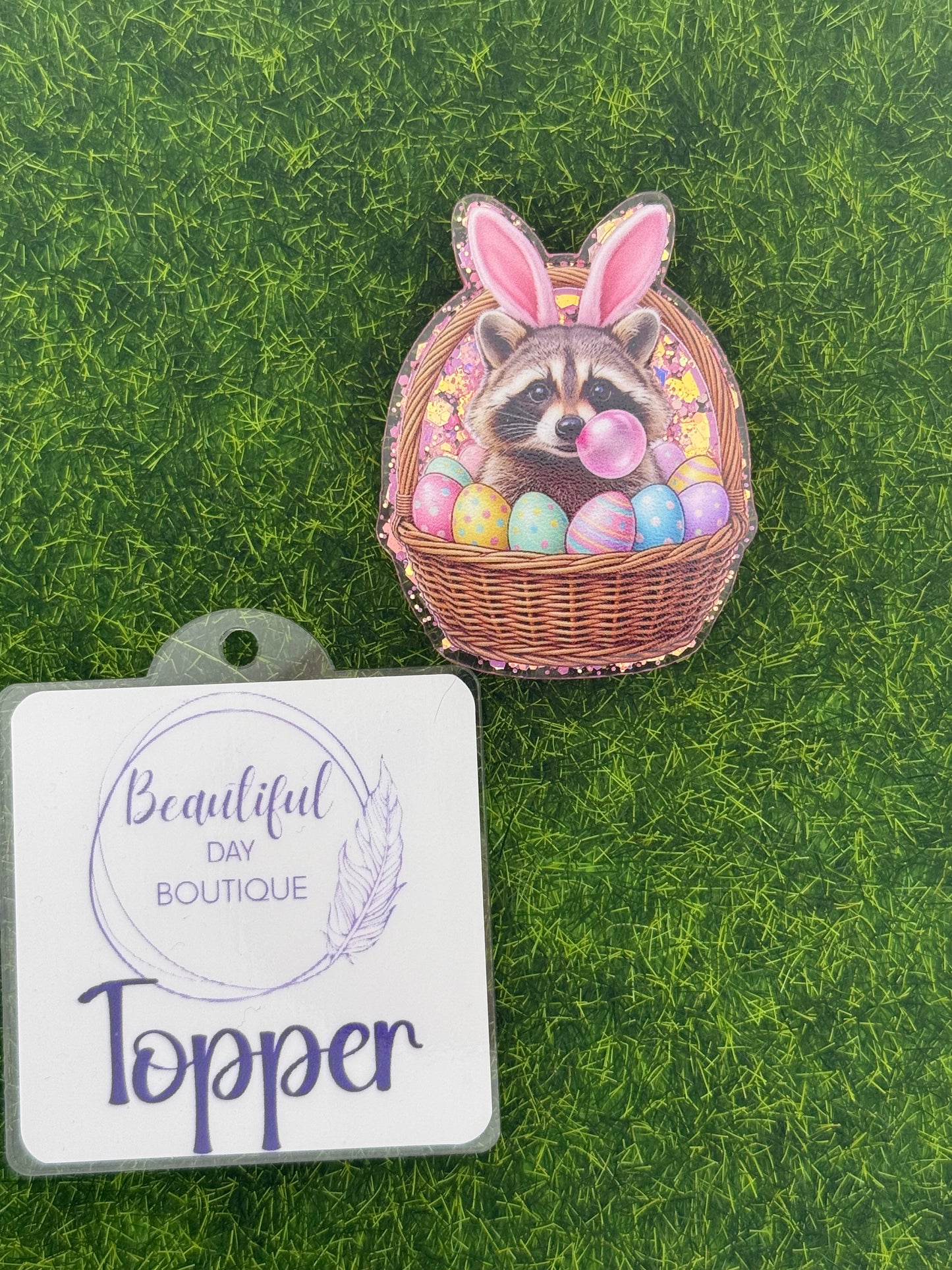 Raccoon Easter basket