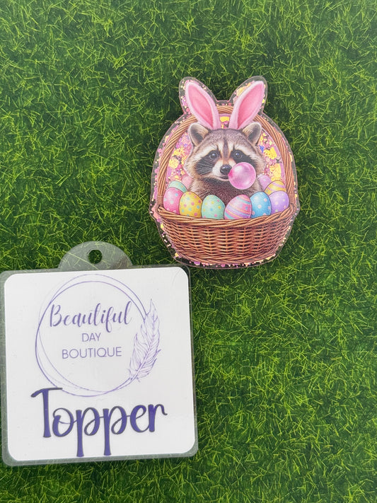 Raccoon Easter basket