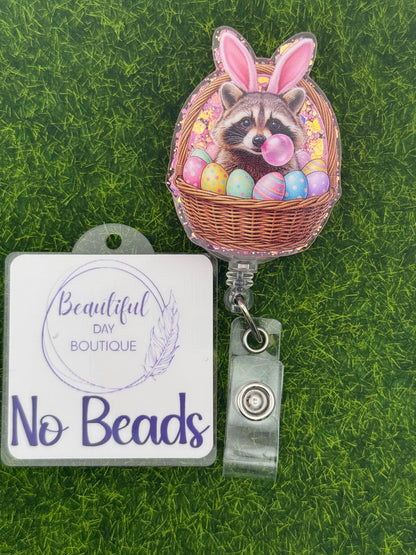 Raccoon Easter basket