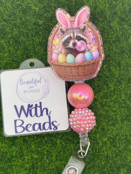 Raccoon Easter basket