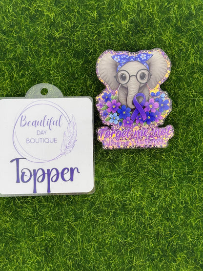 Alzheimer’s elephant forget me not