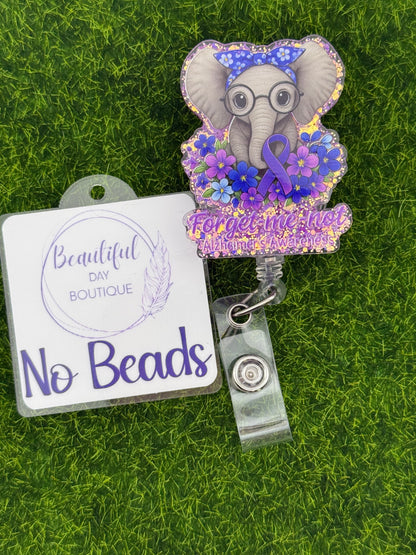 Alzheimer’s elephant forget me not