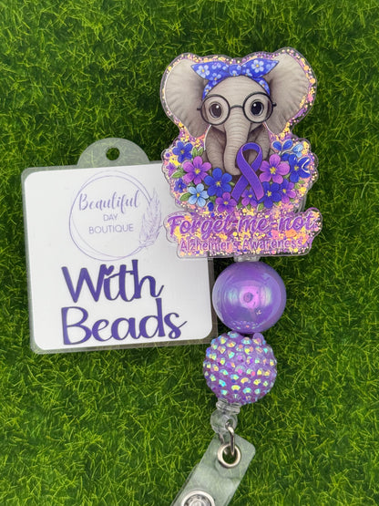 Alzheimer’s elephant forget me not
