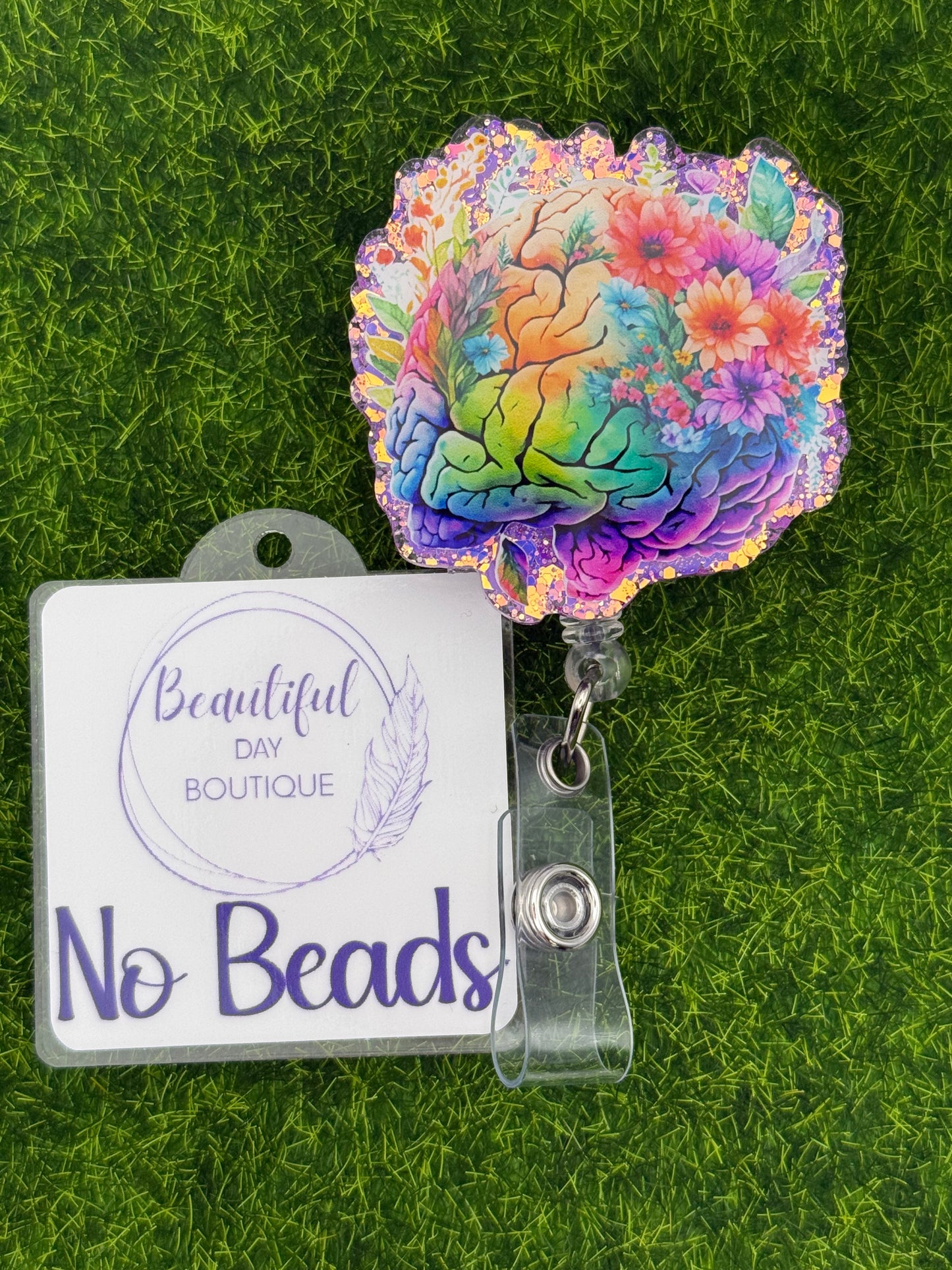 Floral brain-purple