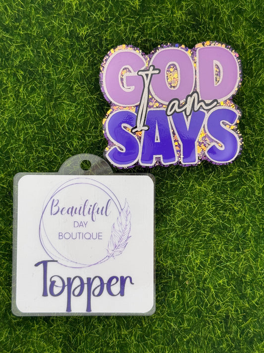 God says I am-purple