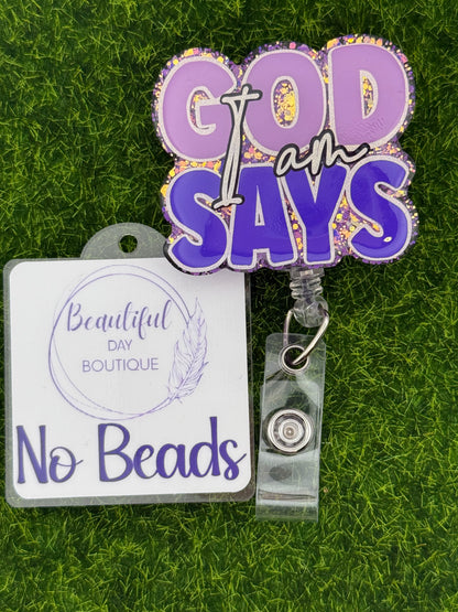 God says I am-purple