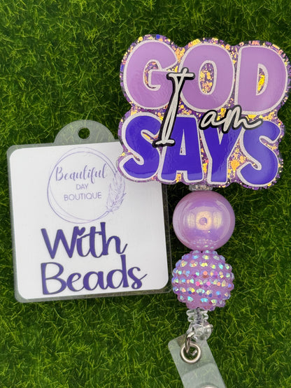 God says I am-purple