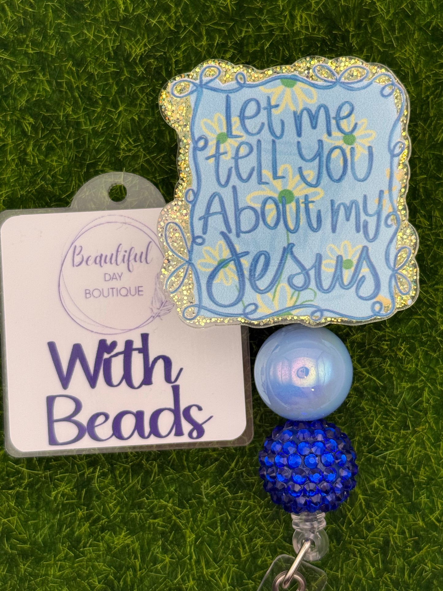 Let me tell you about my Jesus-blue/yellow