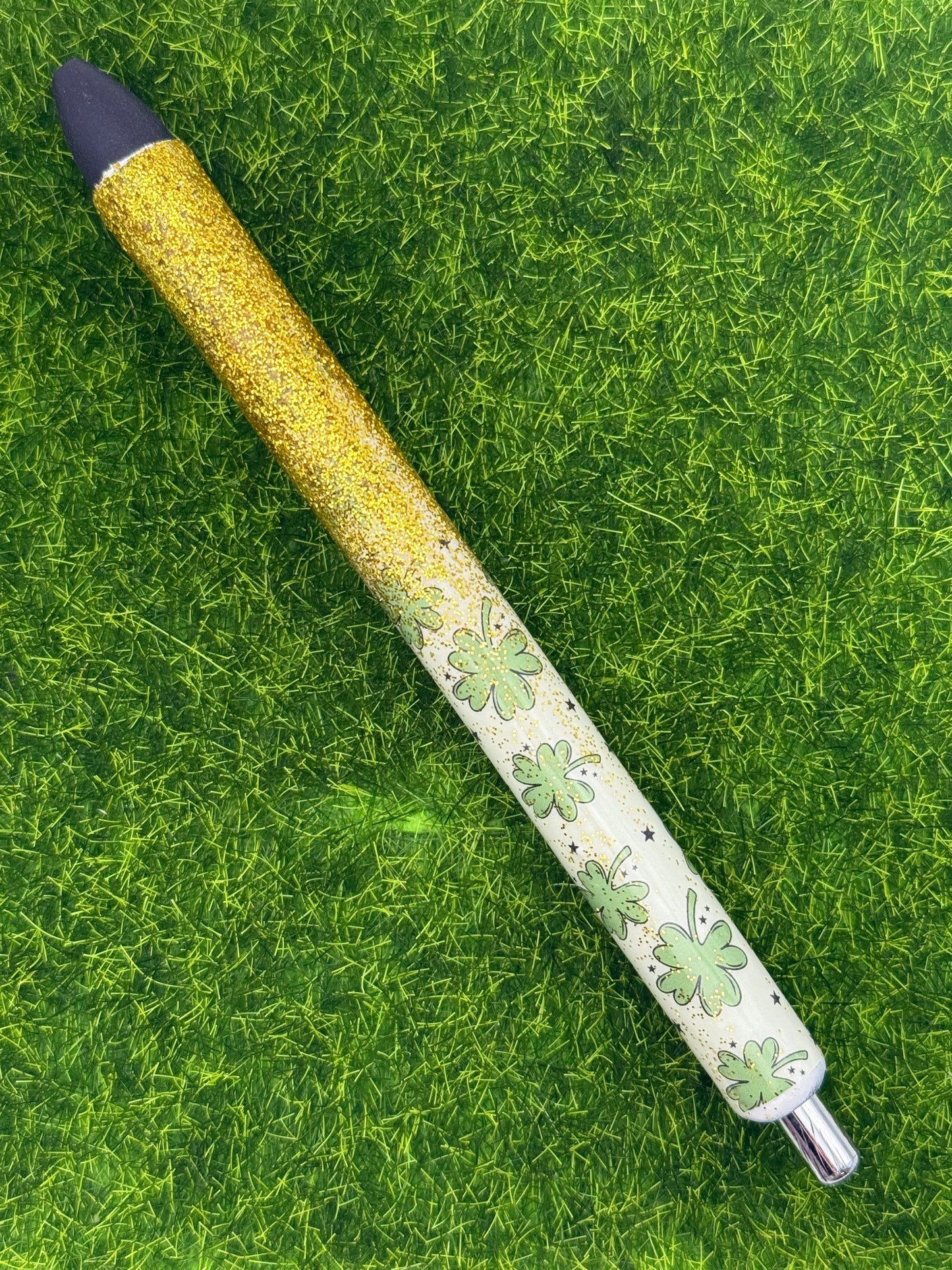 Lucky gold glitter inkjoy pen