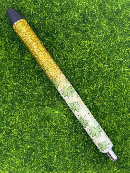 Lucky gold glitter inkjoy pen