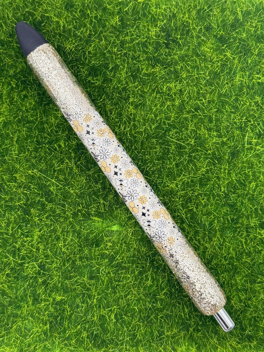 Bee gold glitter inkjoy pen
